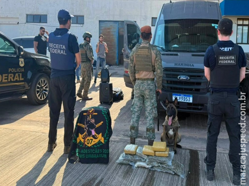 Operação Reforço à Fronteira apreende 60 kg de drogas e 5 toneladas de mercadorias