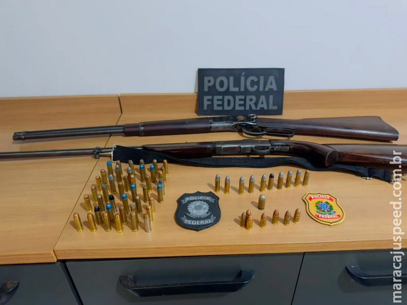 PF deflagra Operação Arsenal Oculto contra comércio ilegal de armas em MS