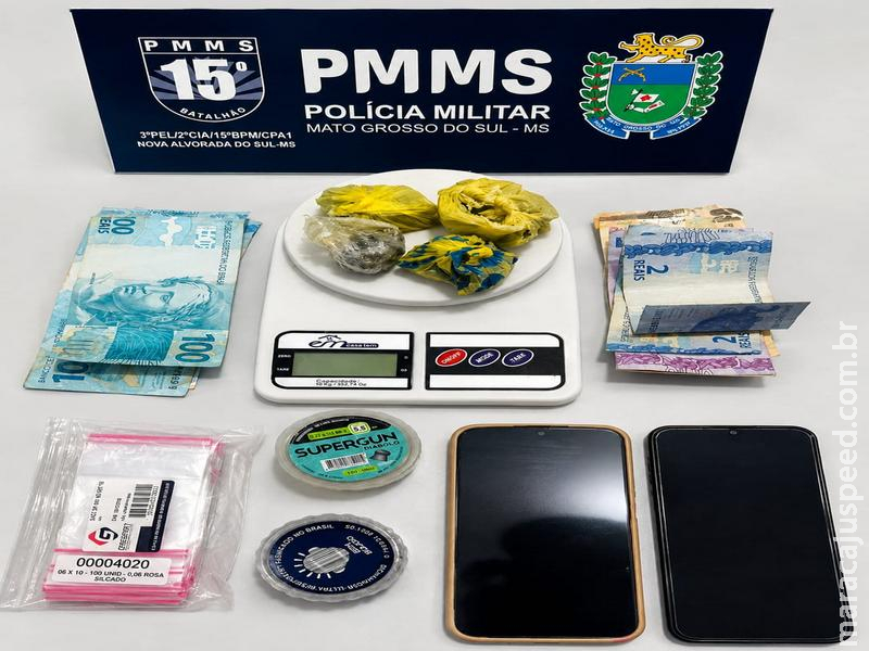 Polícia Militar combate tráfico de drogas e aliciamento de menores em Nova Alvorada do Sul