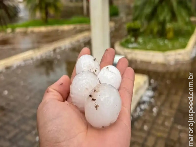 Região Sul tem previsão de chuva e granizo para esta terça-feira