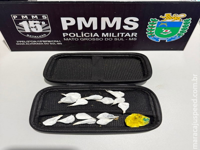 Segunda prisão por tráfico de drogas no mesmo dia é registrada em Nova Alvorada do Sul