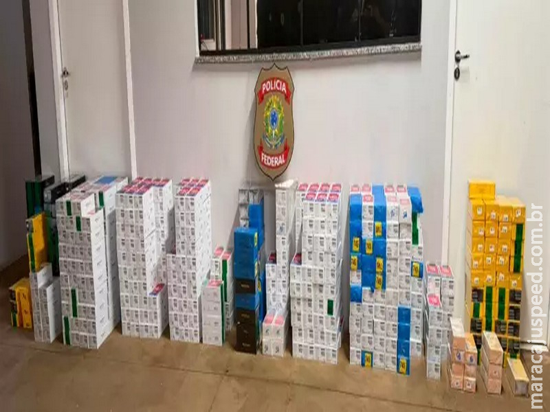 Soldado da PM e comparsa são presos pela PF com 650 celulares sem nota fiscal