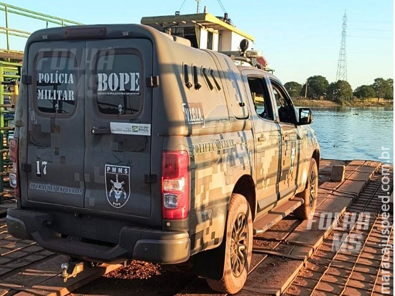 Suspeito de tentar matar mulher é localizado pelo BOPE em área rural de Corumbá