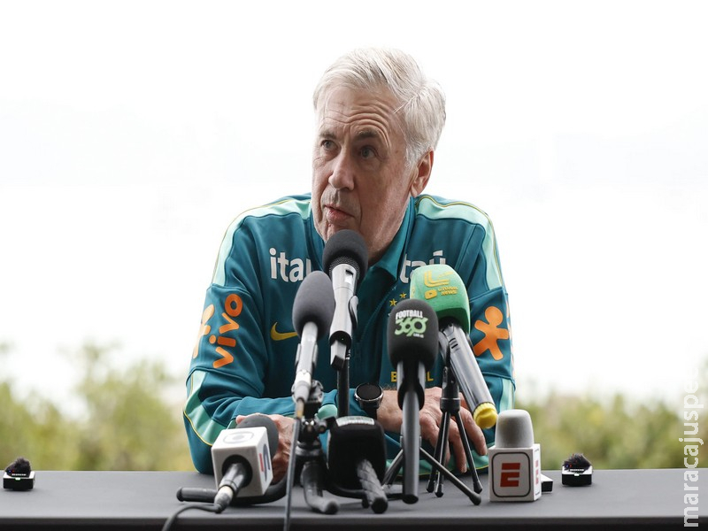 Ancelotti confirma escalação do Brasil com Endrick e Estêvão de titulares