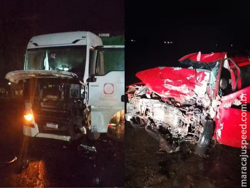 Colisão com carreta deixa três mortos na BR-158, em Três Lagoas