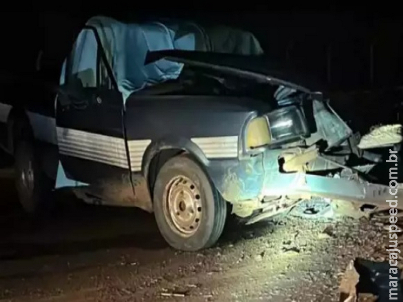 Colisão entre Pampa e Fiat Toro mata na BR-262