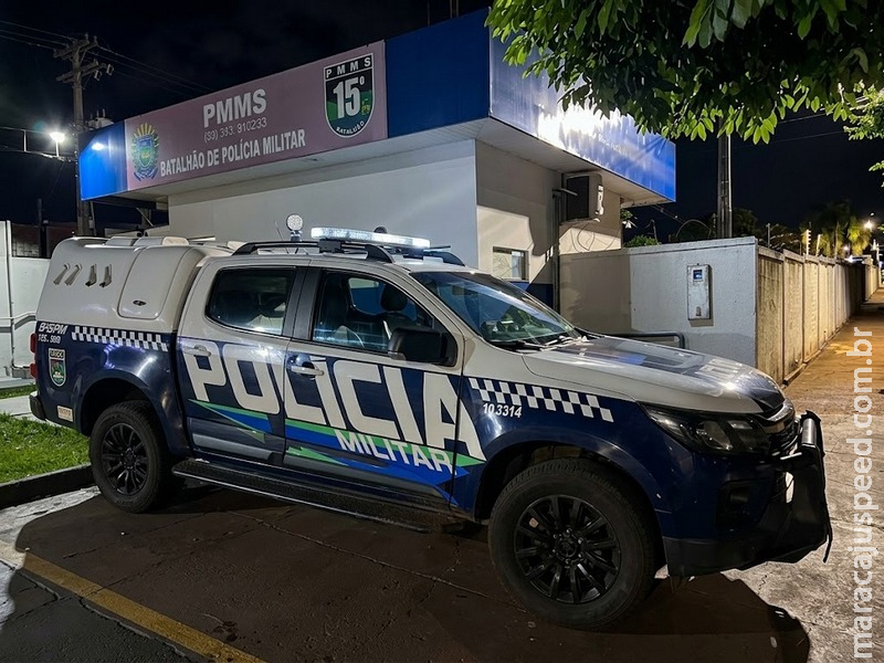 Homem com histórico de violência doméstica é preso após agredir companheira em via pública em Maracaju