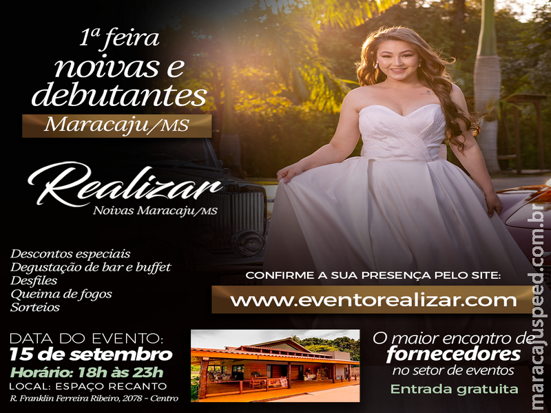Maracaju recebe a 1ª Feira de Noivas e Debutantes da Realizar no dia 15 de setembro