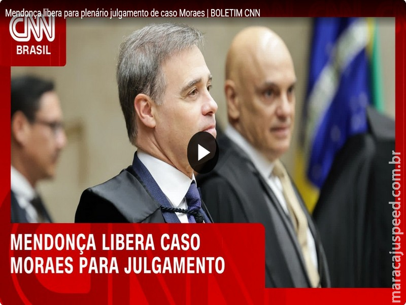 Mendonça libera para plenário julgamento de caso Moraes