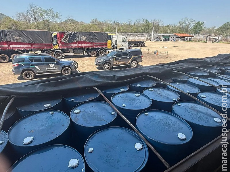 Operação barra 15 toneladas de solvente para cocaína em Corumbá