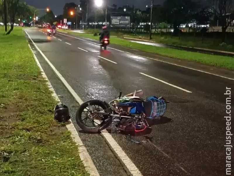 Pedestre perde parte da perna ao ser atropelado por motocicleta