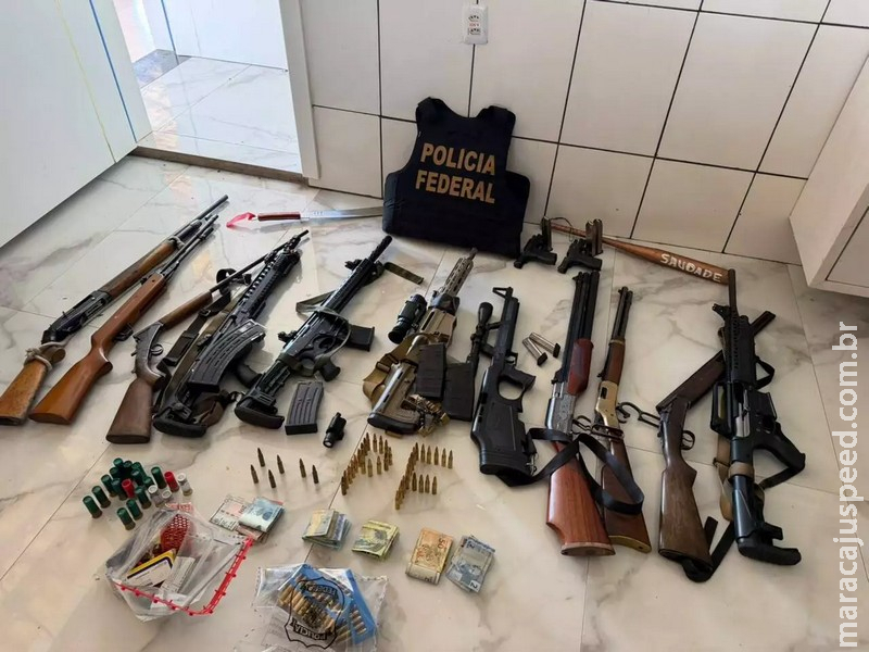 PF apura trabalho escravo em fazenda de candidato e apreende 14 armas