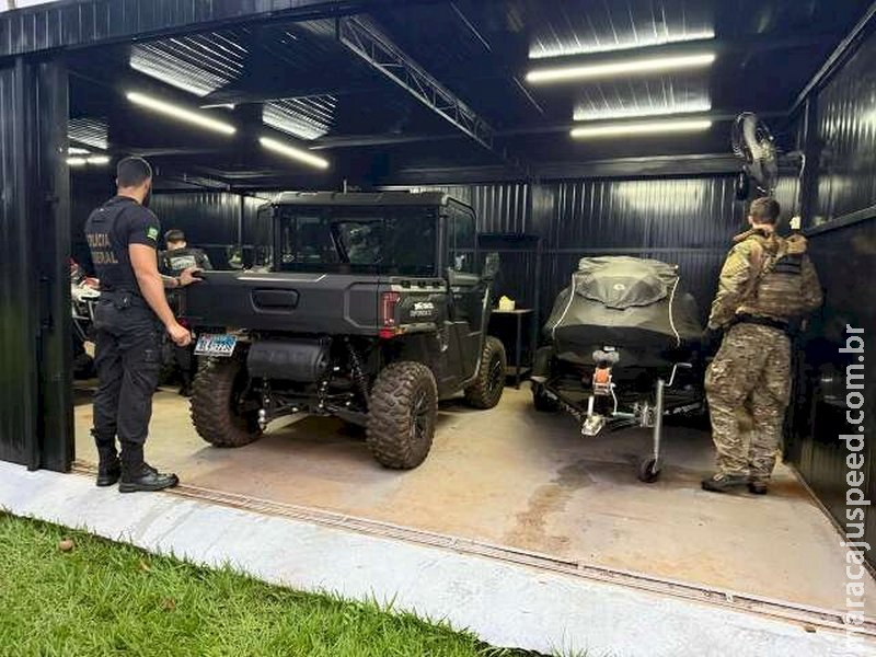  PF confisca R$ 50 milhões de traficantes e cumpre 15 mandados na fronteira
