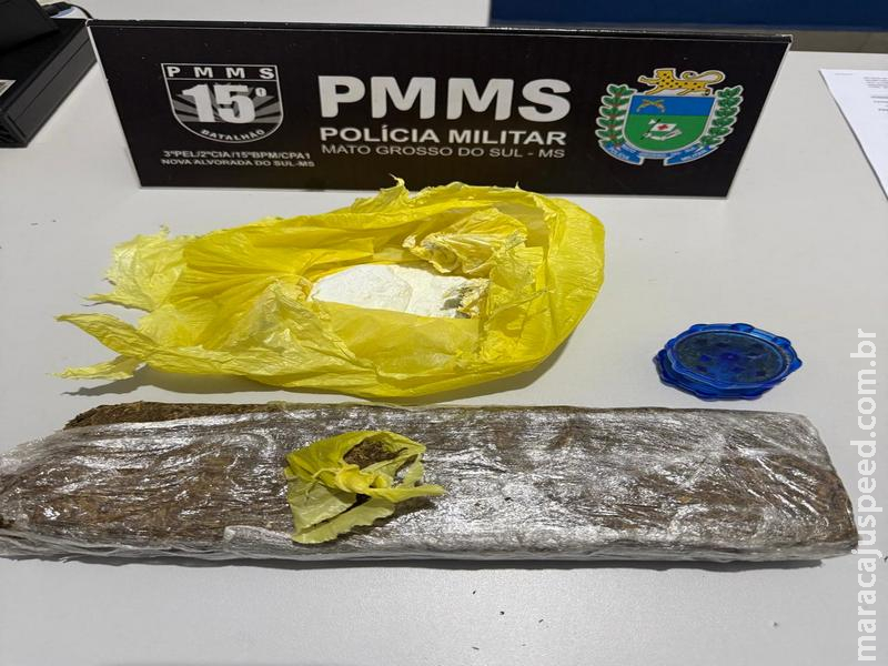 PM apreende adolescente de 17 anos com mais de 800 gramas de drogas em Nova Alvorada do Sul