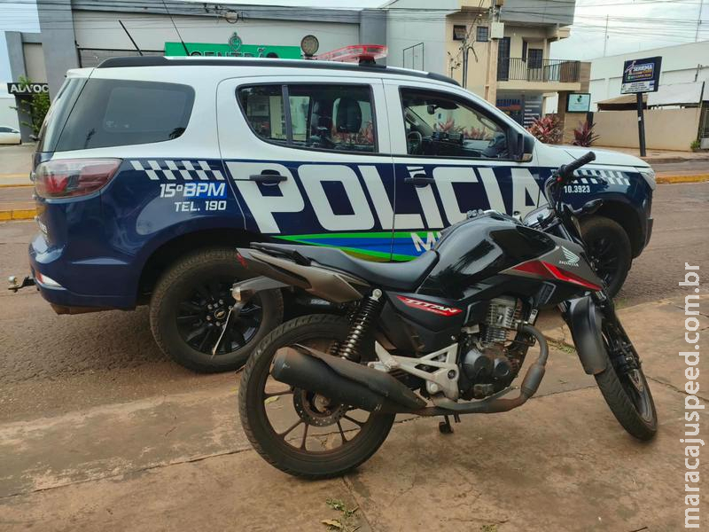 PM de Rio Brilhante recupera motocicleta furtada na região central do município