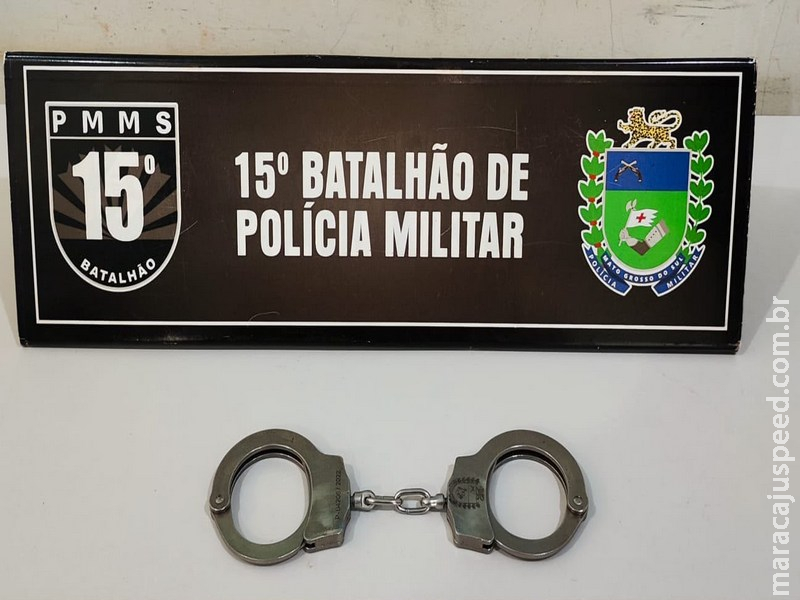 Polícia Militar cumpre mandado de prisão de procurado pela Justiça do Paraná em Maracaju