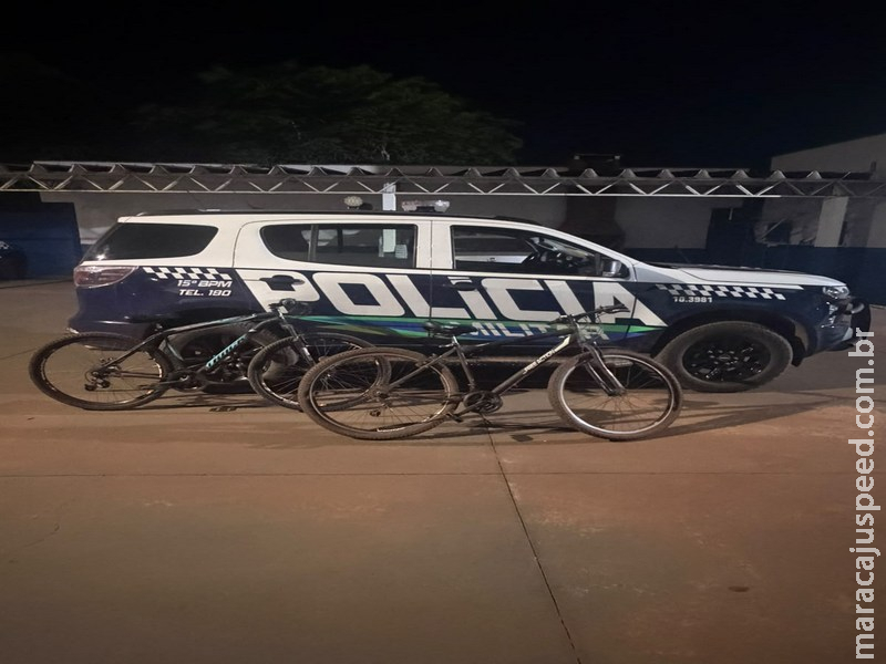 Polícia Militar recupera bicicletas furtadas e flagra receptação em Nova Alvorada do Sul