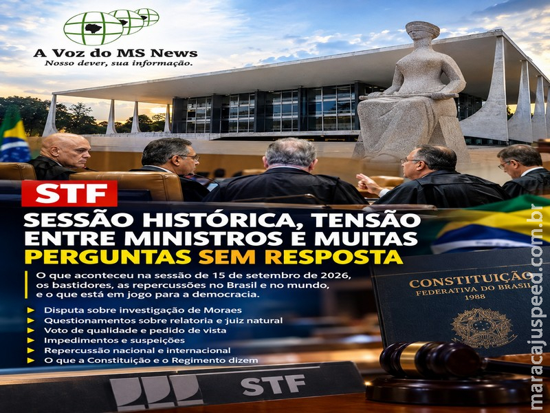 STF expõe racha interno, adia decisão sobre Moraes e coloca em xeque os próprios limites da Corte