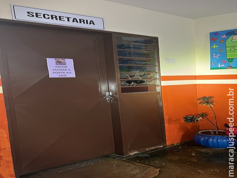 Vandalismo e invasão: PM apreende adolescentes que destruíram escola municipal em Rio Brilhante