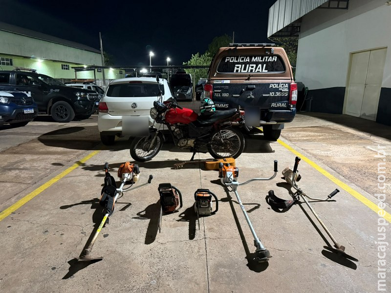 Batalhão Rural prende trio envolvido em furtos e receptação de maquinários em Campo Grande