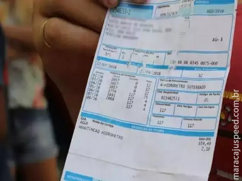 Conta de água terá ajuste para evitar acúmulo de tributos em 2027