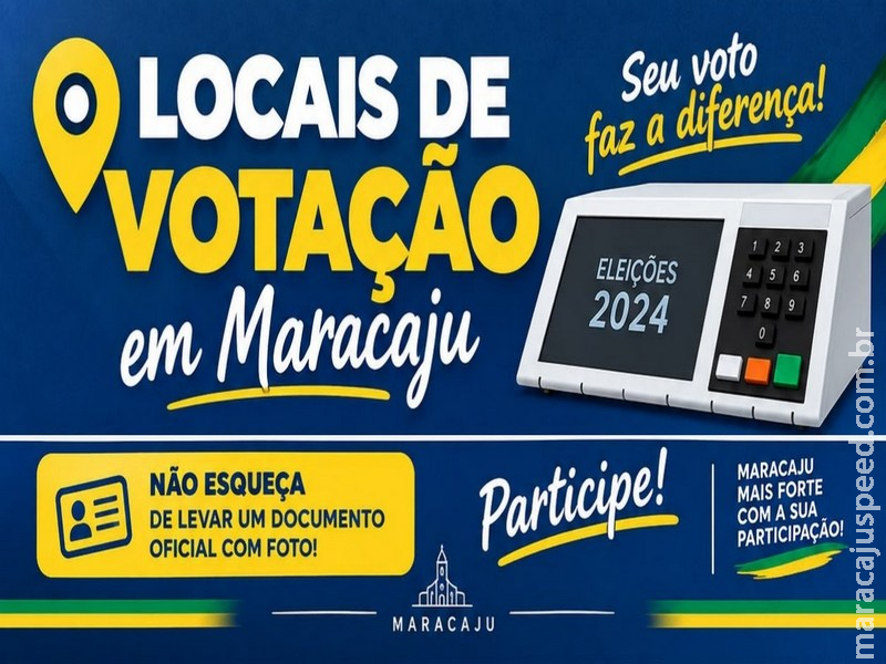 Eleições 2026: Justiça Eleitoral divulga guia completo dos locais de votação e seções em Maracaju