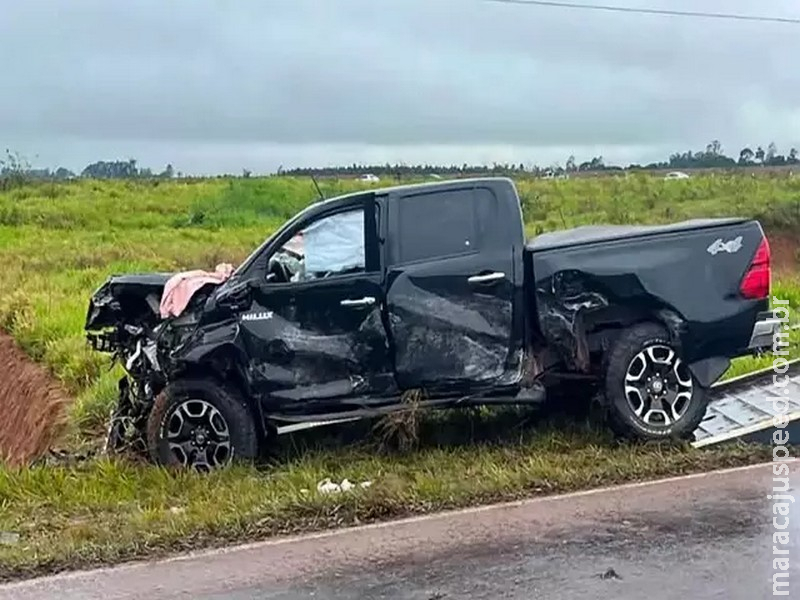 Ex-vice-prefeito de Corumbá dirigia Hilux envolvida em acidente com 2 mortes