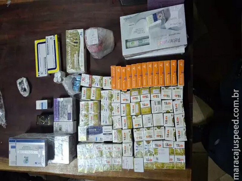 Fuga em zigue-zague termina com 14 iPhones e carga de medicamentos apreendidos