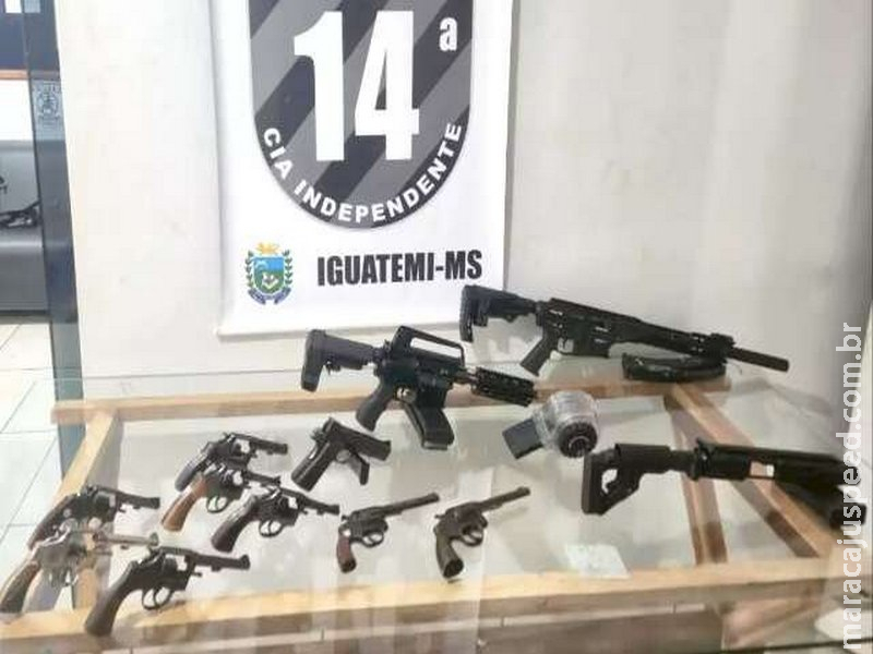  Fuzil dos EUA de R$ 50 mil e outras 9 armas são apreendidas escondidas em carro 