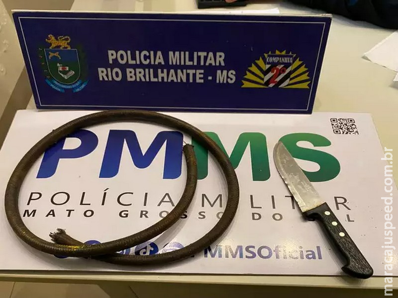 Homem tenta estuprar mulher, agride com faca e usa corda durante ataque