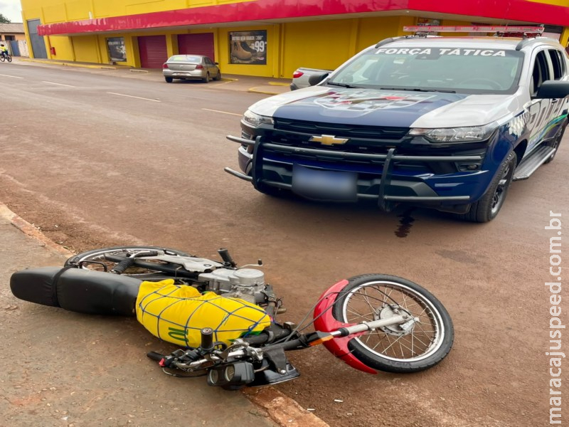Jovem de 18 anos é detido após fuga em alta velocidade e direção perigosa na Vila Juquita em Maracaju