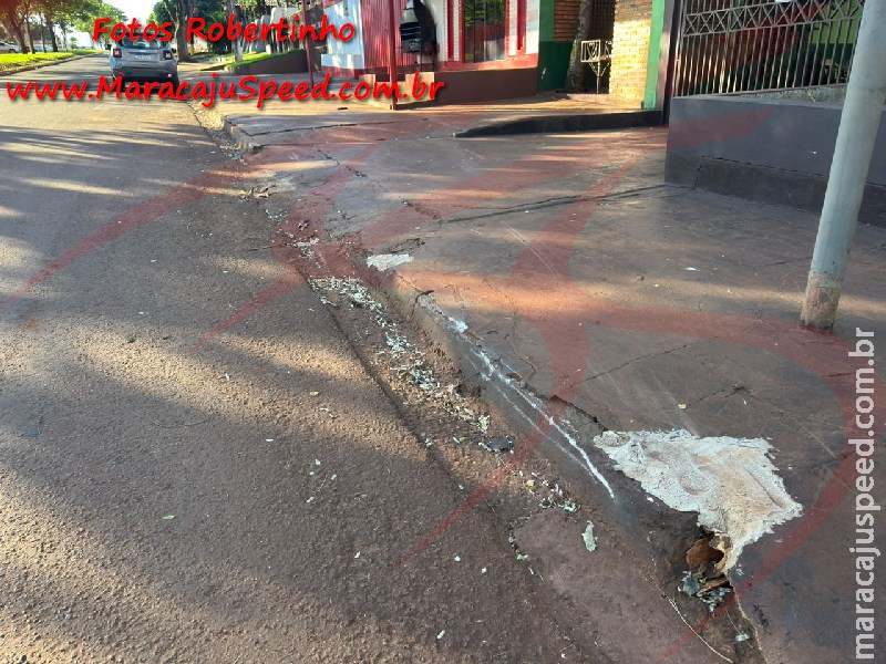 Motociclista morre após acidente na Avenida Marechal Floriano em Maracaju