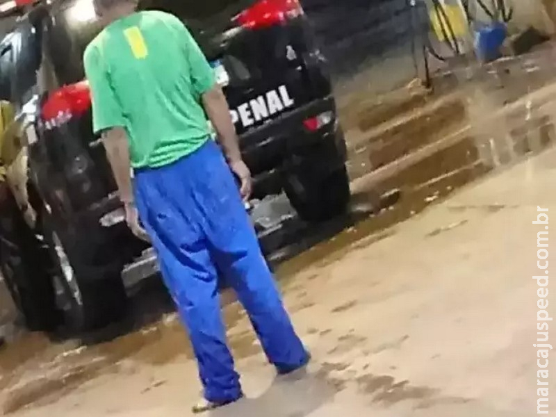 Motorista embriagado é preso ao dirigir viatura da Polícia Penal