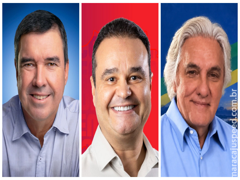 Riedel, Fábio Trad e Delcídio se despedem da campanha com carreatas antes do 1º turno