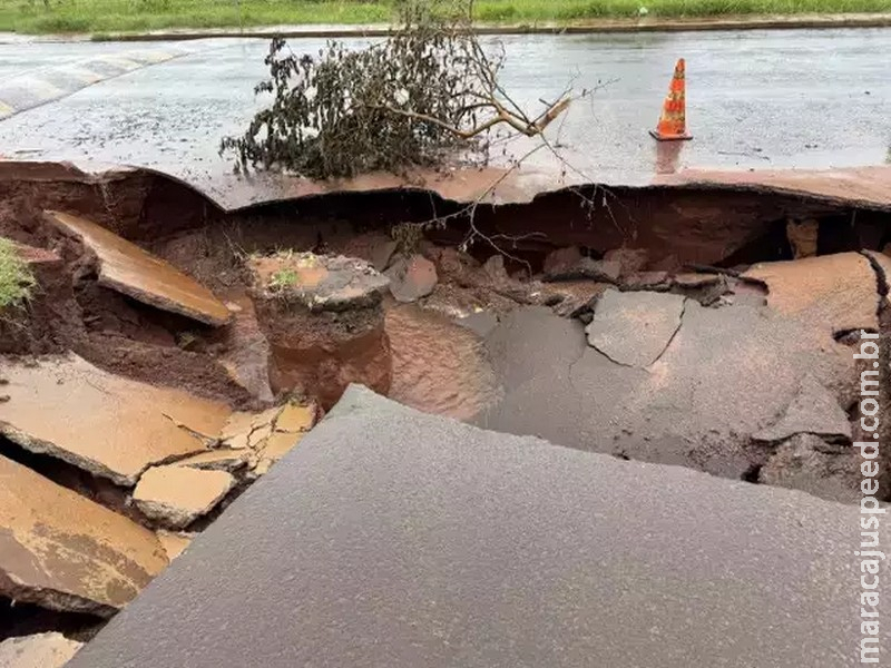 Temporal deixa até 138 mm de chuva e rajadas de quase 90 km/h em MS
