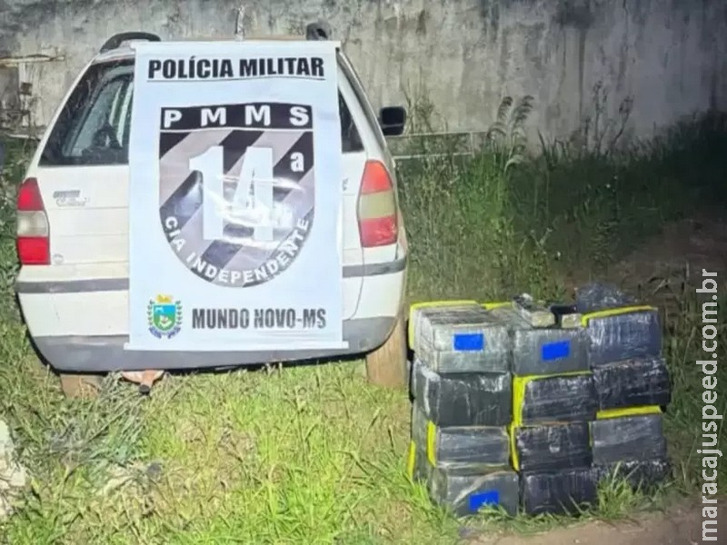 Veículo é encontrado com 154 qulos de maconha e cocaína